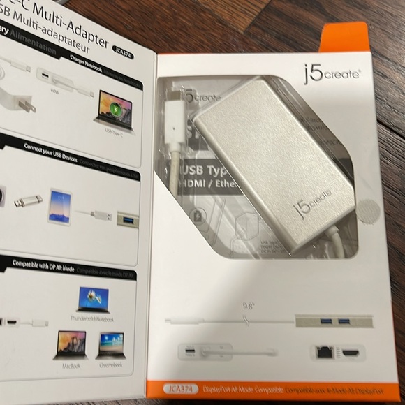 J 5 Create hub USB C Multi adapter - Picture 2 of 12